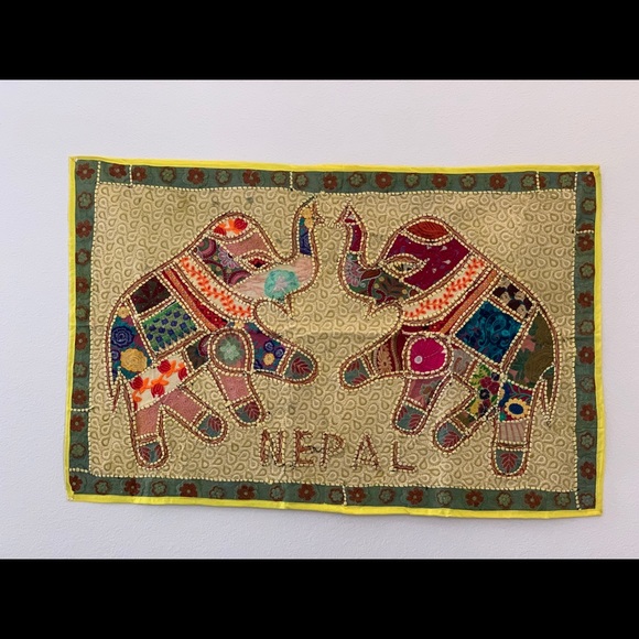 Vintage Patchwork Tapestry Wall Hanging - Picture 6 of 6